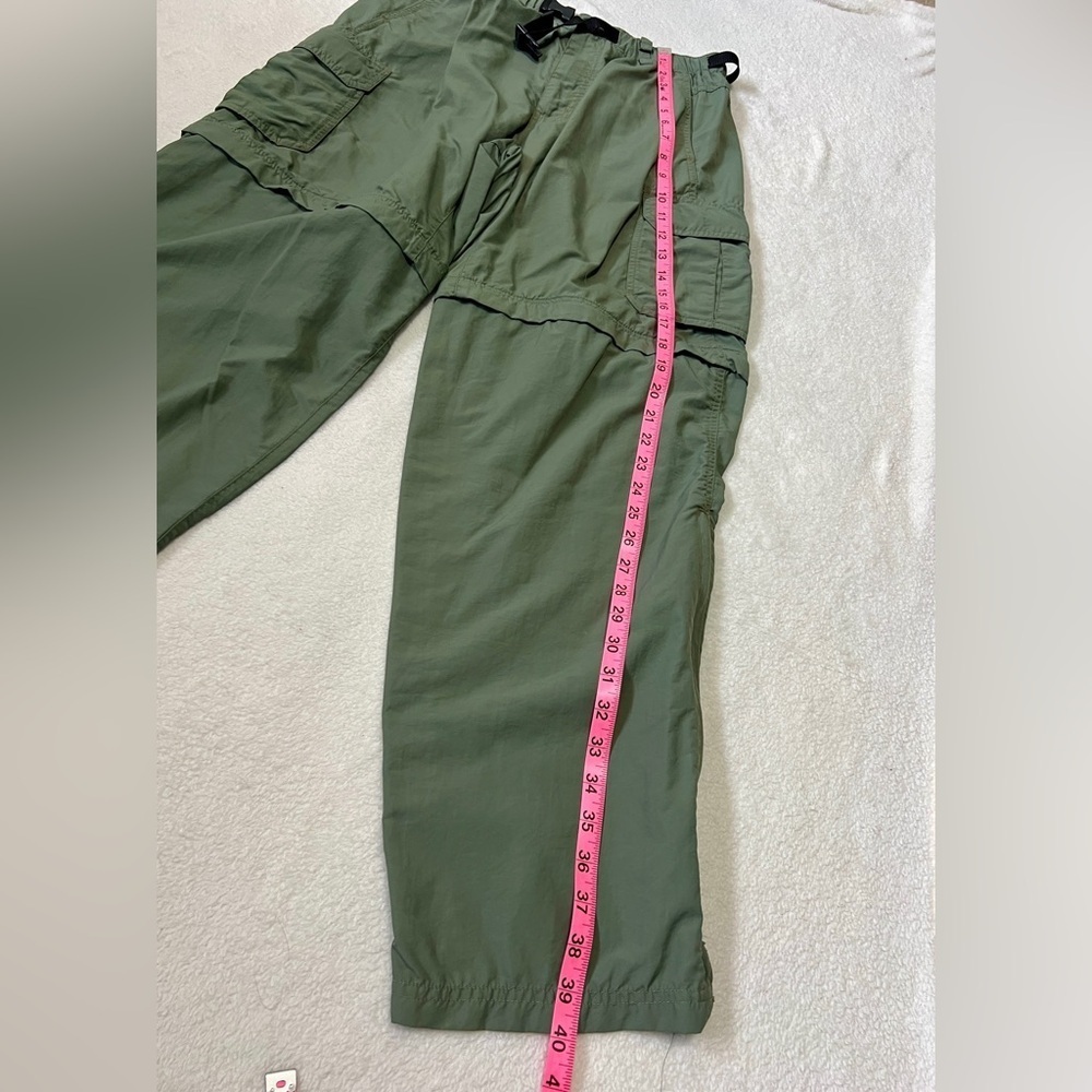 REI Men's Olive Cargo Zip-Off Short/Pants - Size Small (27"x30L) - Picture 14 of 15